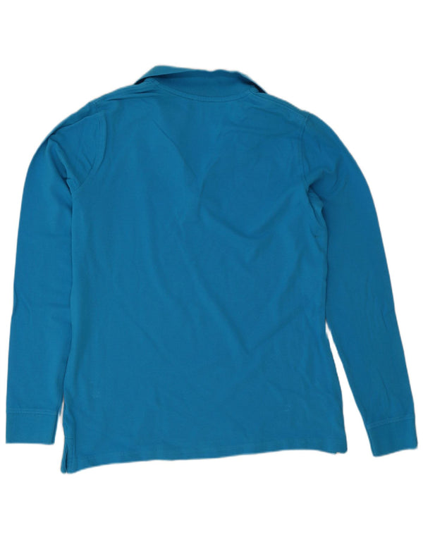 U.S. Polo Assn. Chemise à manches longues pour femme UK 10 Small Bleu
