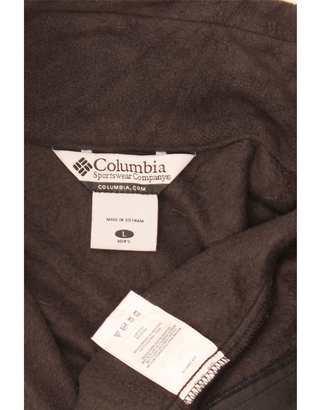 Columbia Veste Polaire Homme UK 40 Large Marron Polyester
