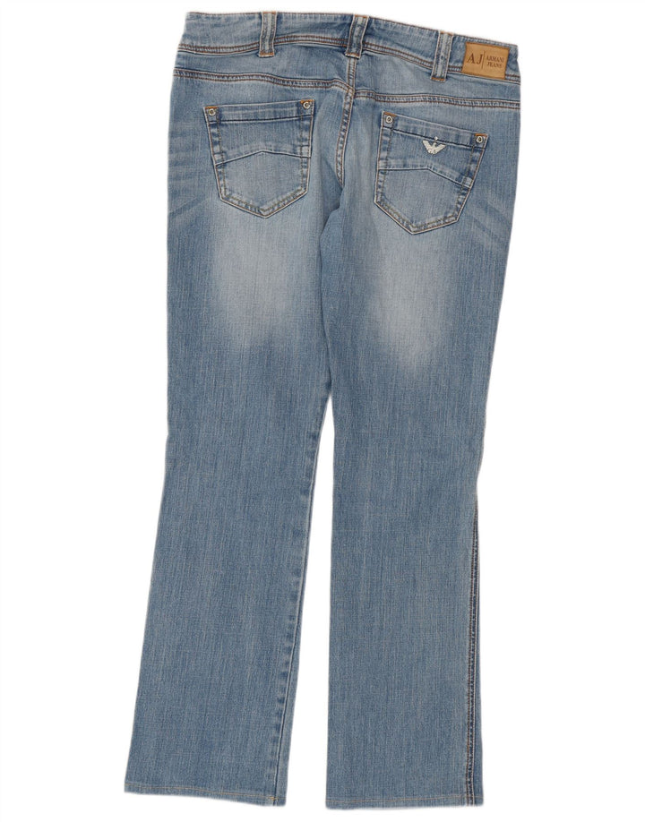 ARMANI Femme Jean Droit W29 L30 Bleu