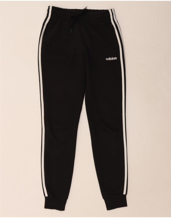 ADIDAS Pantalon de survêtement pour femme Joggers UK 4/6 XS Noir Coton
