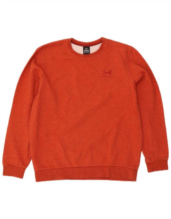 Under Armour Sweat-Shirt Homme Orange Moyen Coton