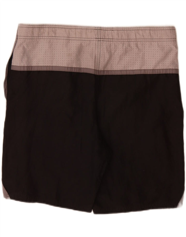 Nike Short de sport pour homme en polyester color block noir moyen