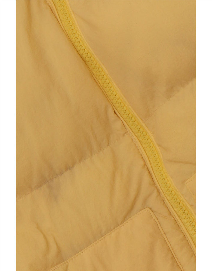 CHAMPION Veste matelassée à capuche courte pour femme UK 14 Jaune moyen Polyamide