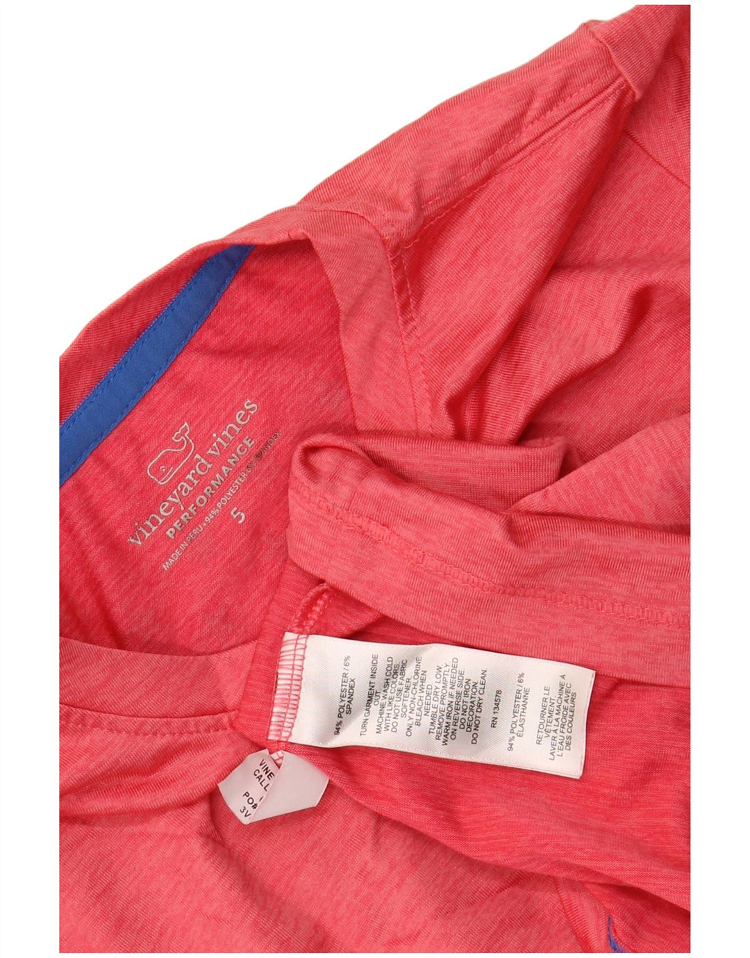VINEYARD VINES T-shirt graphique Performance pour garçon 4-5 ans Rose