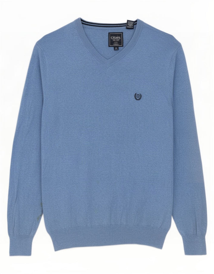 Chaps Pull Col V Homme Bleu Moyen Coton