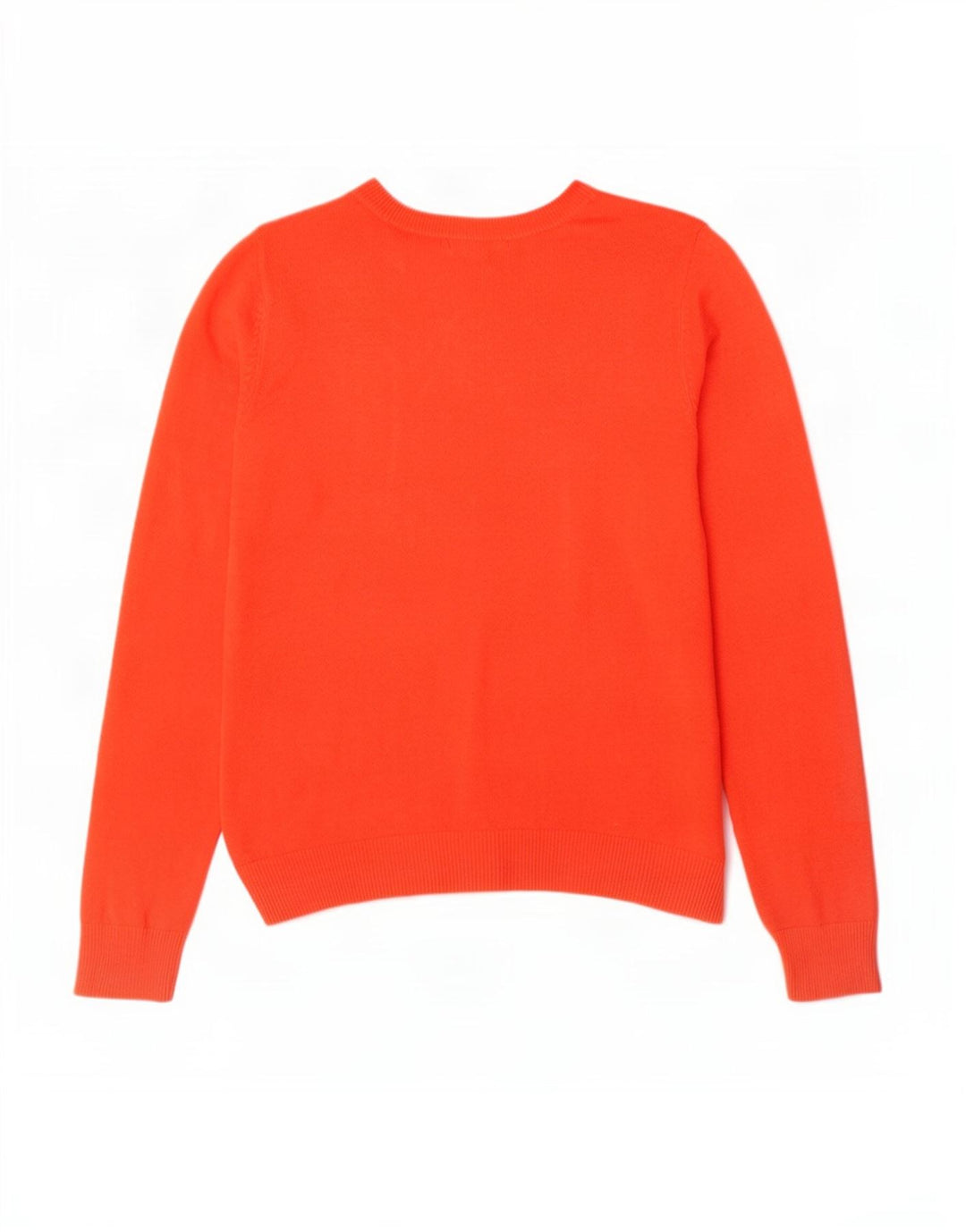 Marks & Spencer Pull col bateau pour femme UK 12 Acrylique orange moyen