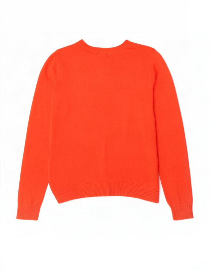 Marks & Spencer Pull col bateau pour femme UK 12 Acrylique orange moyen