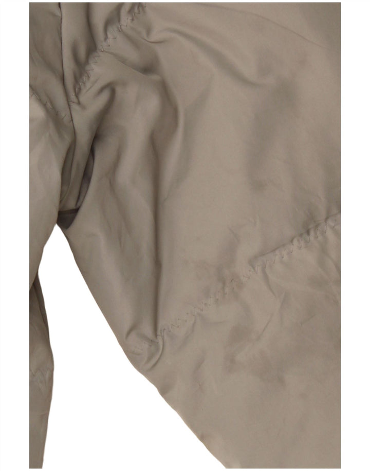 Champion Manteau matelassé à capuche surdimensionné pour femme UK 10 Petit Gris Polyester