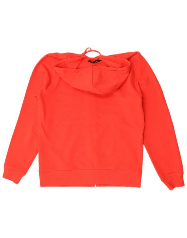 Marks & Spencer Pull à capuche zippé pour femme UK 10 Petit coton rouge