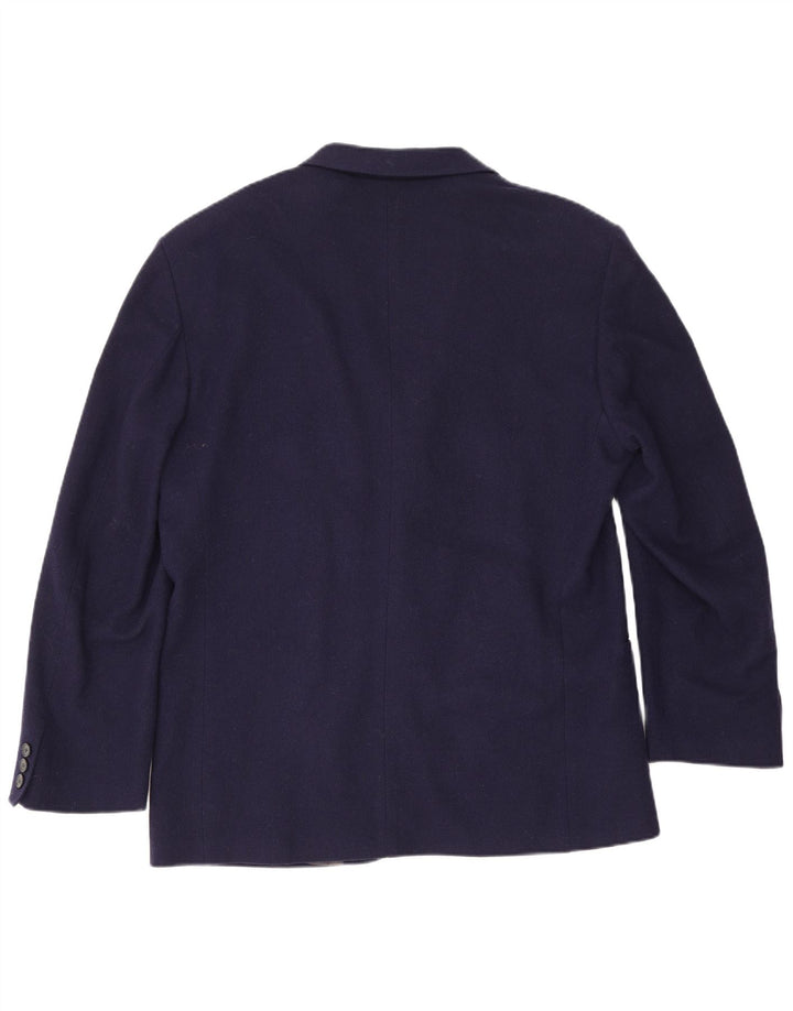 Roccobarocco Veste blazer à 3 boutons pour homme UK 40 Large Bleu marine