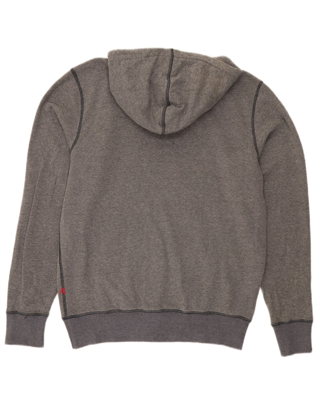 Replay Pull à capuche graphique homme grand gris coton