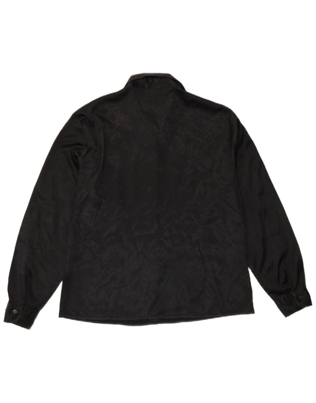 Benetton Chemise Femme IT 48 XL Noir Imprimé Animal Polyester