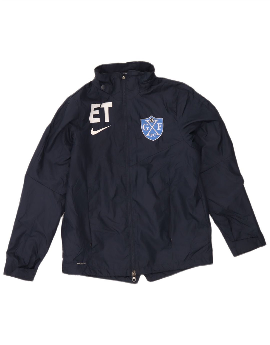 Nike Veste de Pluie Graphique Garçon 12-13 Ans Large Bleu Marine Polyester