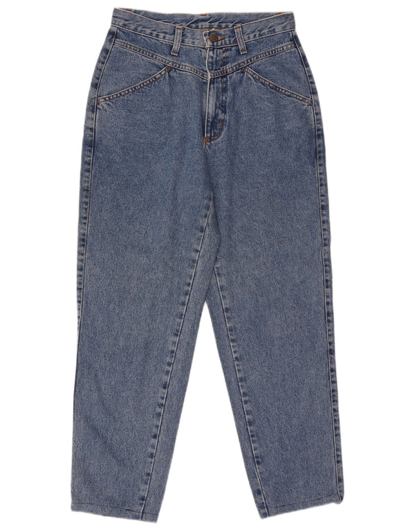 Benetton Jean fuselé taille haute pour femme IT 44 Medium W28 L27 Bleu Coton
