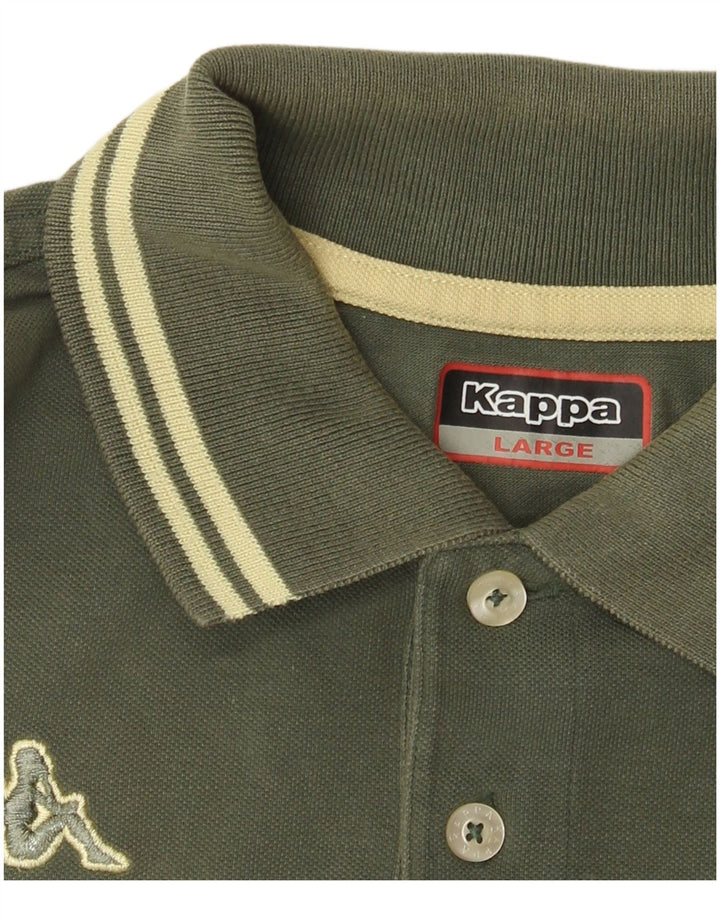 Kappa Polo Homme Grand Kaki