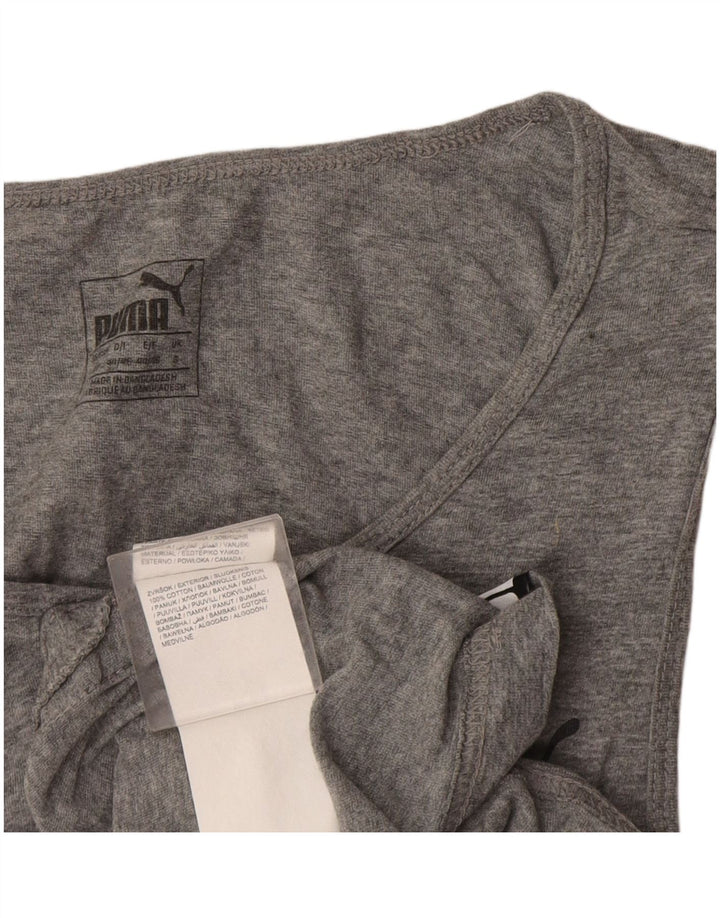 Puma Débardeur Graphic Homme Petit Gris Colorblock Cotton