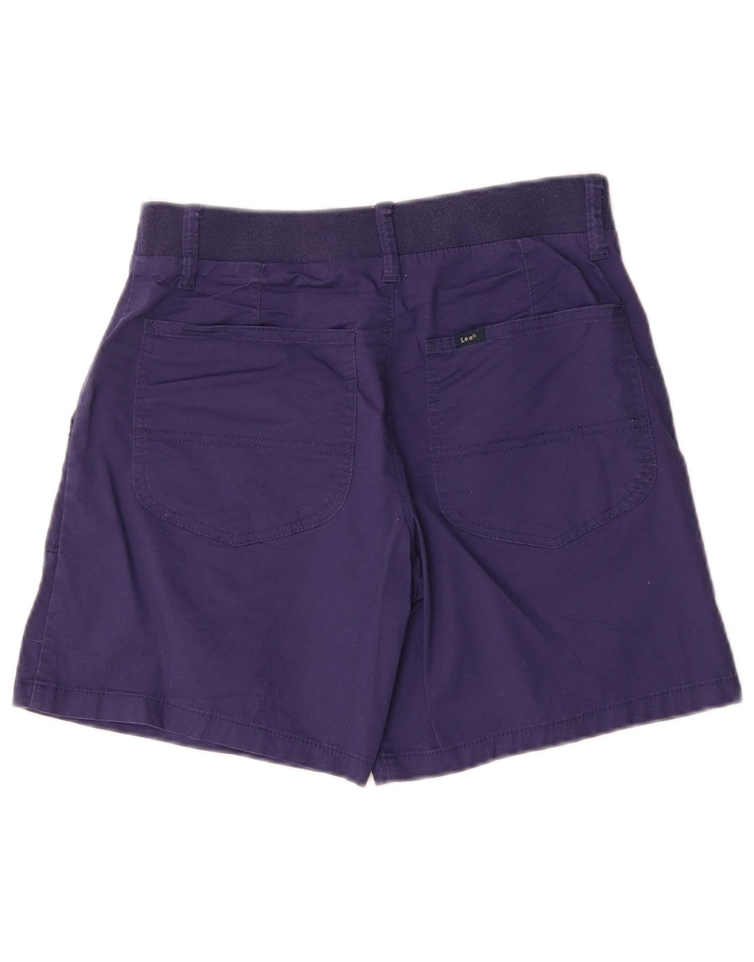 Lee Short Chino Femme US 6 Medium W30 Bleu Marine Coton