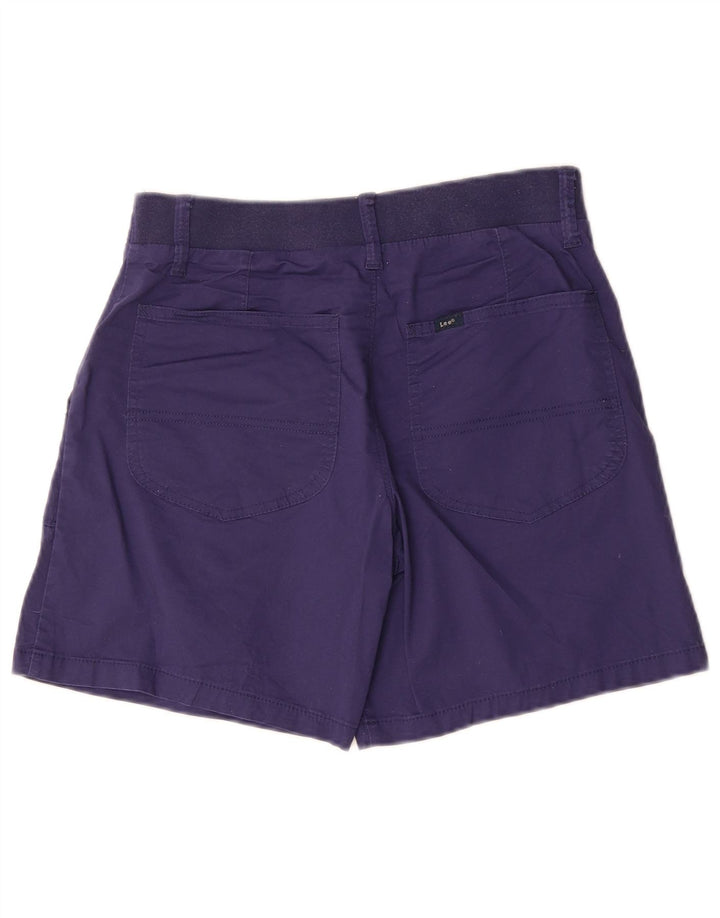 Lee Short Chino Femme US 6 Medium W30 Bleu Marine Coton