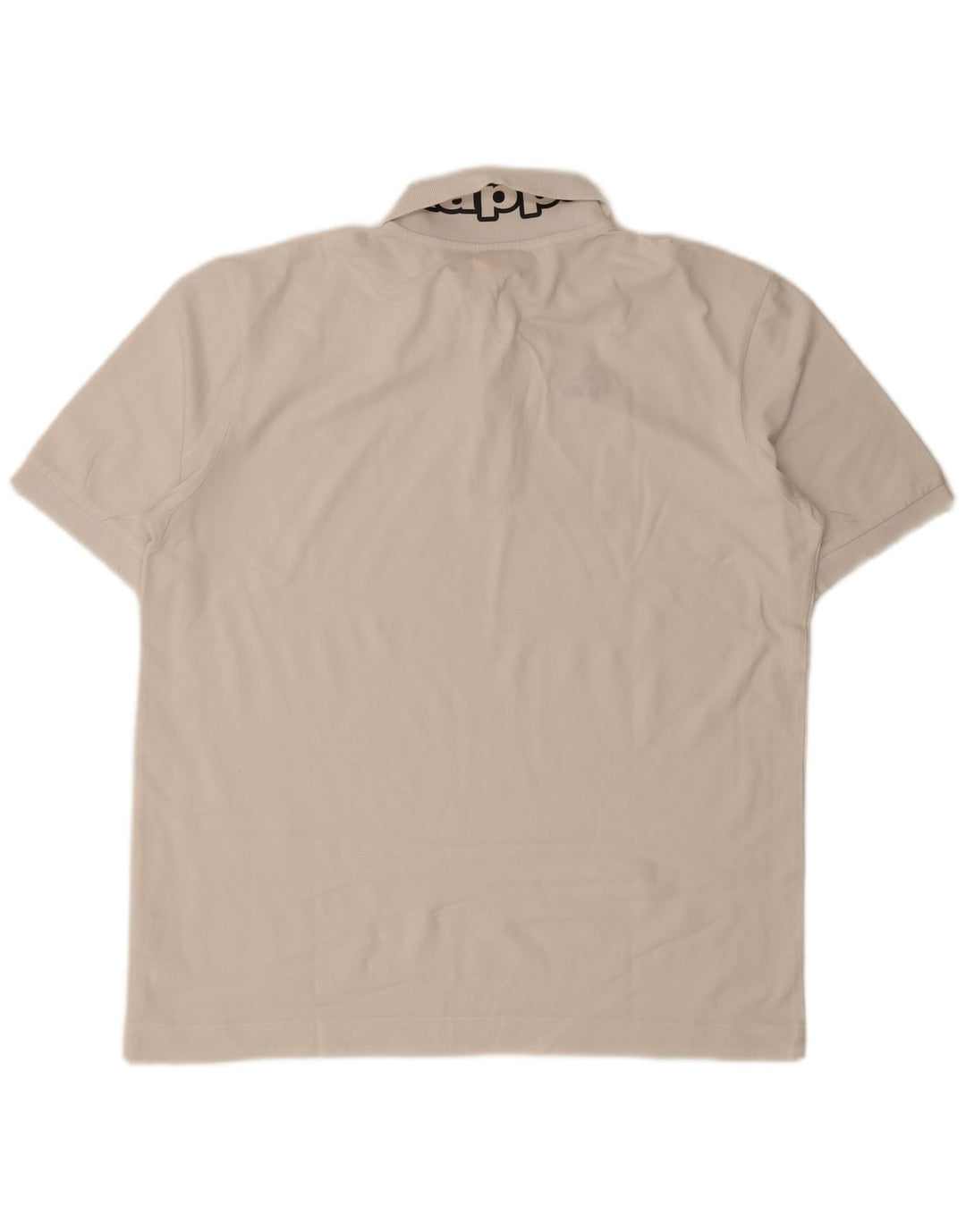 Kappa Polo Graphique Homme XL Blanc Coton