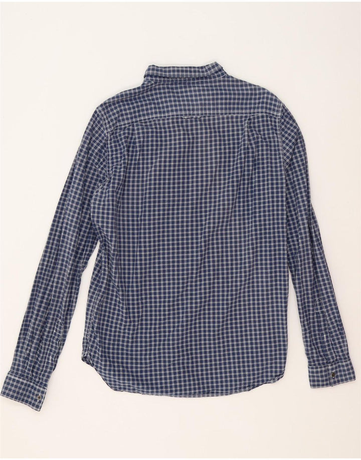 Superdry Chemise Homme XL Bleu Marine Vichy Coton