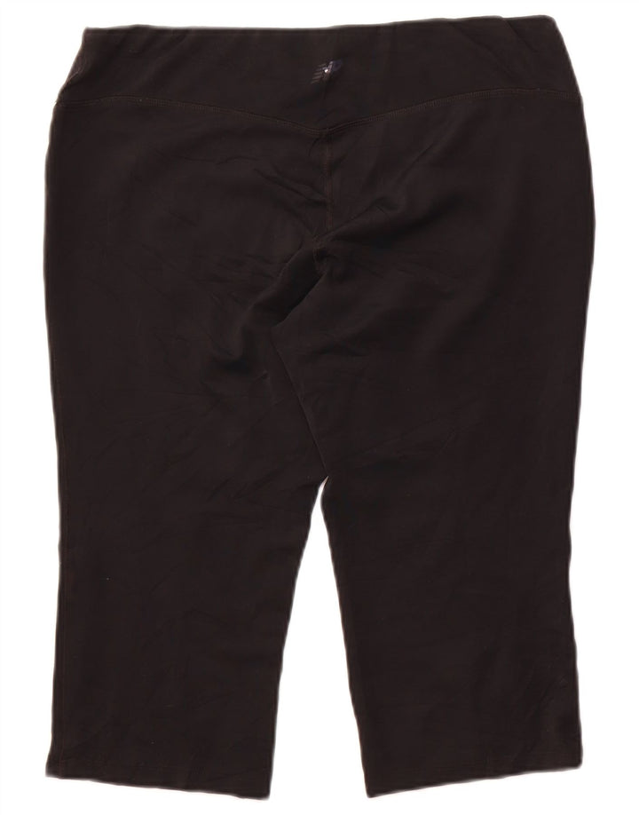 New Balance Leggings Capri Femme UK 18 XL Noir Polyester