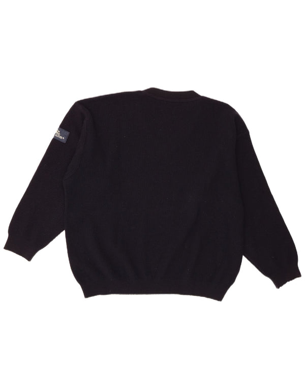 Boat House Pull Col V Homme XL Bleu Marine Laine Vierge