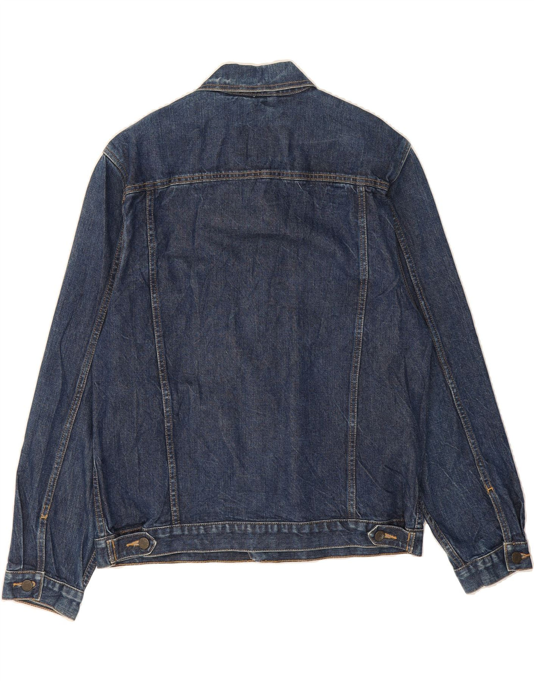 EDDIE BAUER Mens Denim Jacket UK 38 Medium Blue Cotton Vintage Eddie Bauer and Second-Hand Eddie Bauer from Messina Hembry 