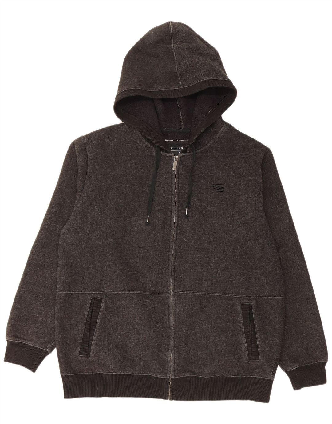 BILLABONG Pull à capuche zippé pour homme 2XL Gris Coton