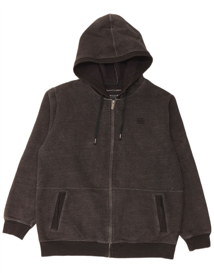 BILLABONG Pull à capuche zippé pour homme 2XL Gris Coton