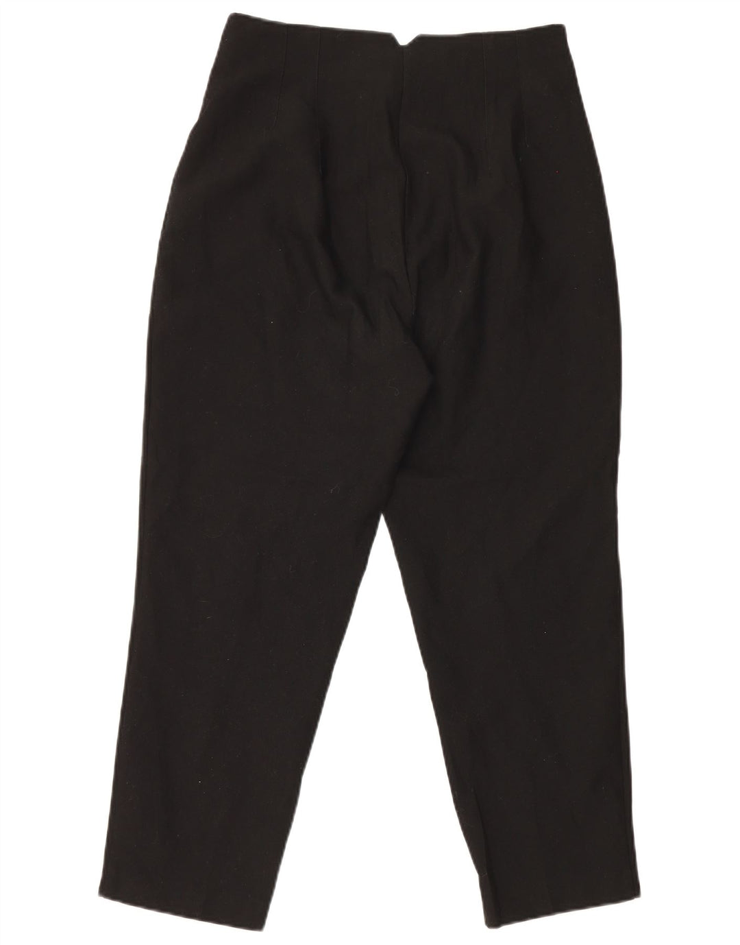 Pantalon de costume fuselé Zara Femme Large W30 L27 Noir Polyester