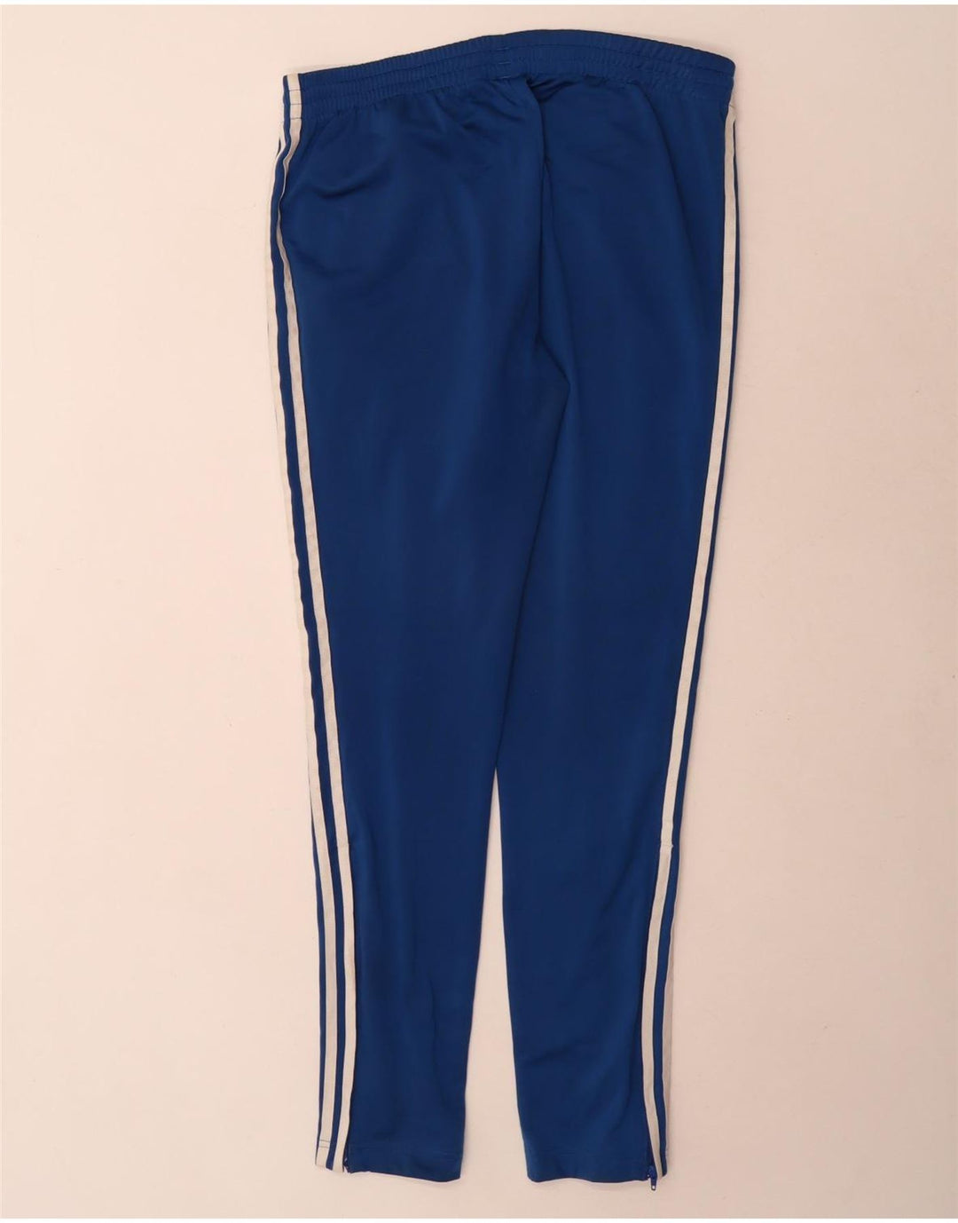 Adidas Pantalon de survêtement pour femme UK 14 Large Bleu Polyester