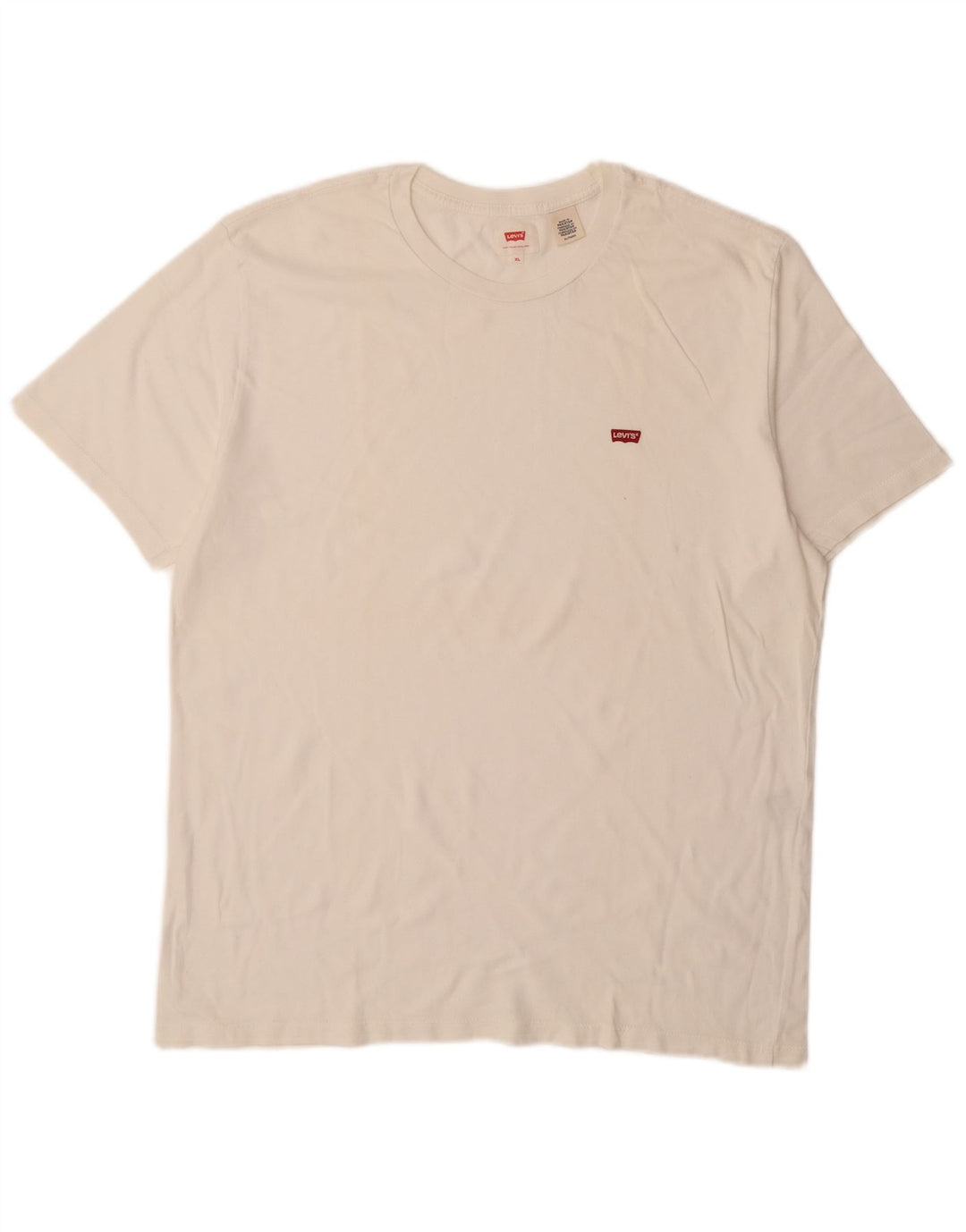 LEVI'S T-Shirt Homme Top XL Blanc Coton