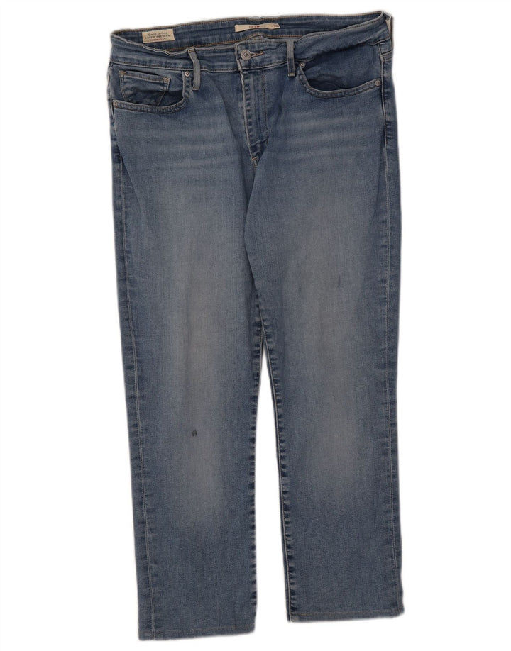 Levi's Jean 712 Crop Slim Femme W31 L25 Bleu Coton