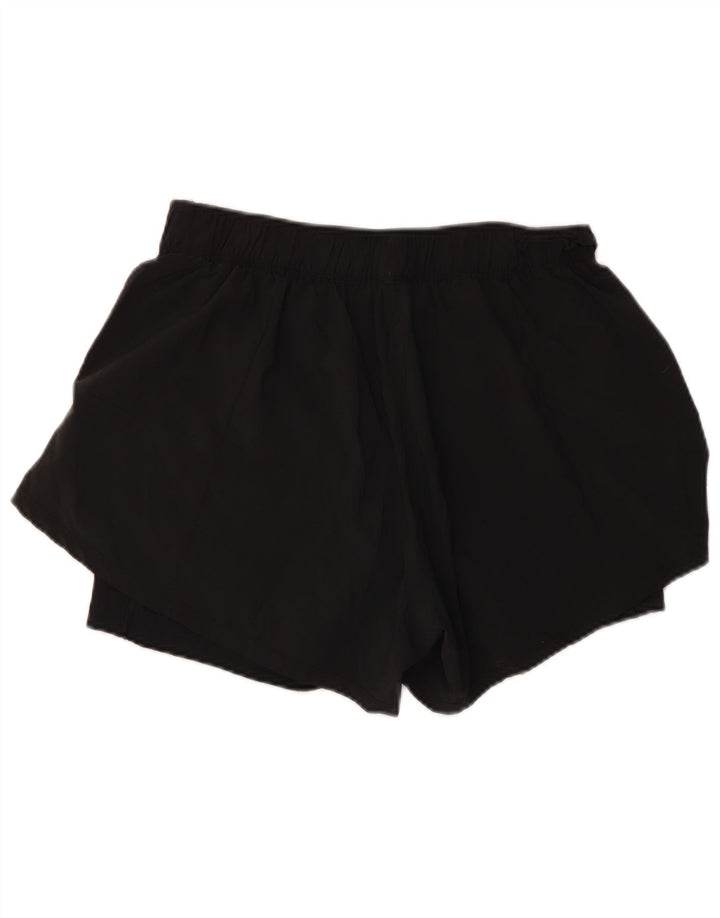 NIKE Short de sport pour femme UK 14 Large Noir
