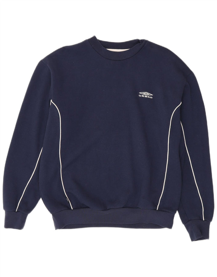 Umbro Sweat-Shirt Homme Bleu Marine Moyen Polyester