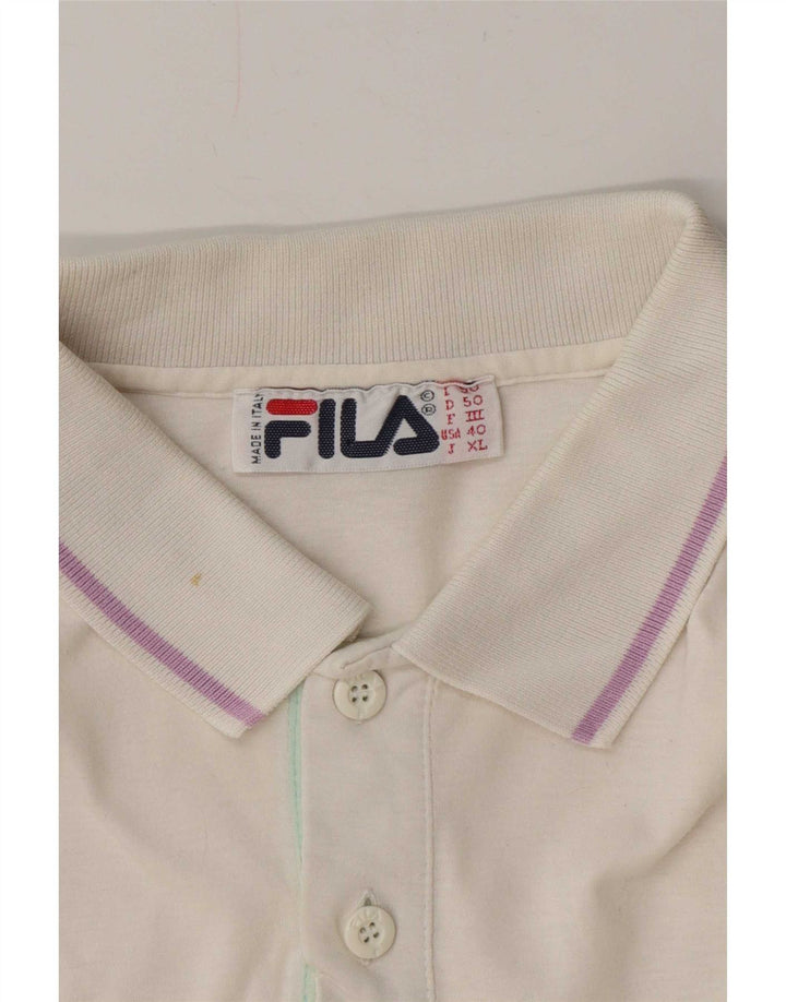 Fila Polo IT 50 Homme Blanc Moyen