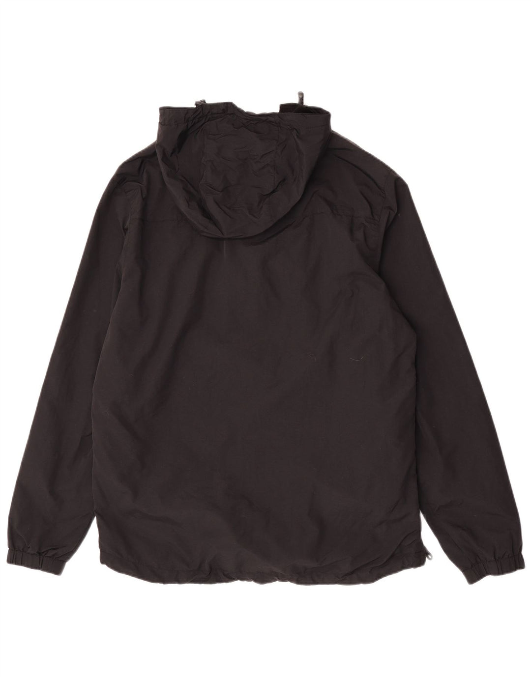 Lyle & Scott Veste Anorak à capuche pour homme UK 40 Large Noir Nylon