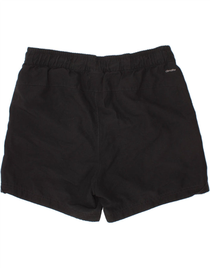 ADIDAS Boys Climalite Sport Shorts 13-14 Years Black Polyester Vintage Adidas and Second-Hand Adidas from Messina Hembry 