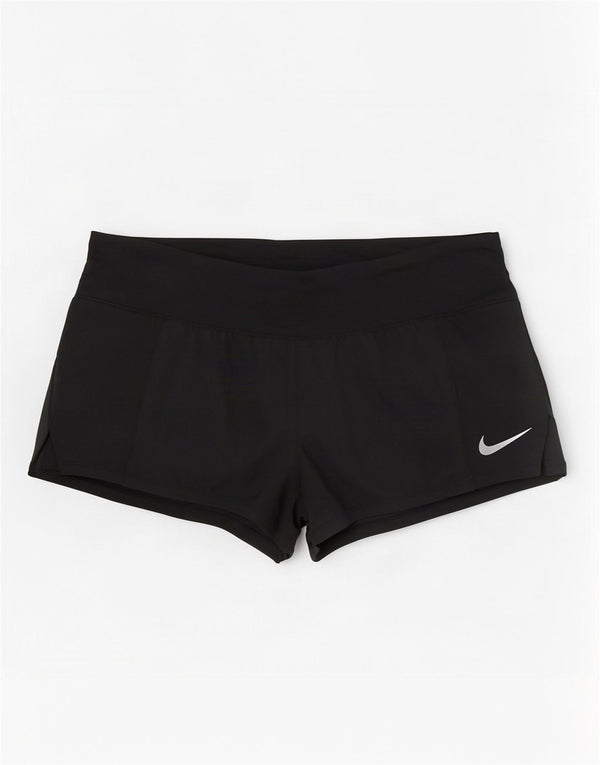 Nike Short de sport Dri Fit pour femme UK 14 Large Noir