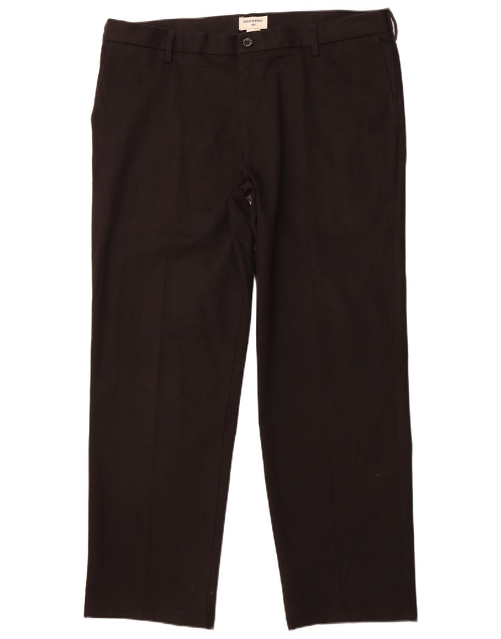 DOCKERS Pantalon Chino Droit Homme W40 L32 Noir Coton