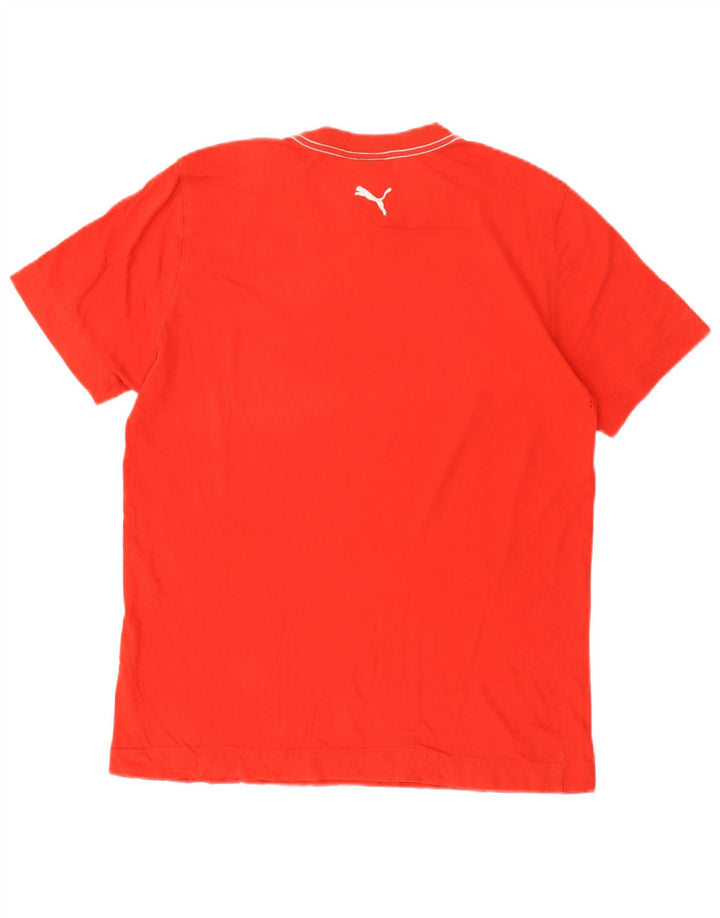 PUMA T-Shirt Graphique Homme Rouge Moyen
