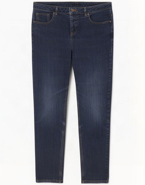 Hobbs Jeans slim pour femme UK 14 Large W32 L28 Bleu marine Coton