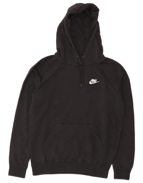 Nike Pull à capuche pour homme Petit coton noir