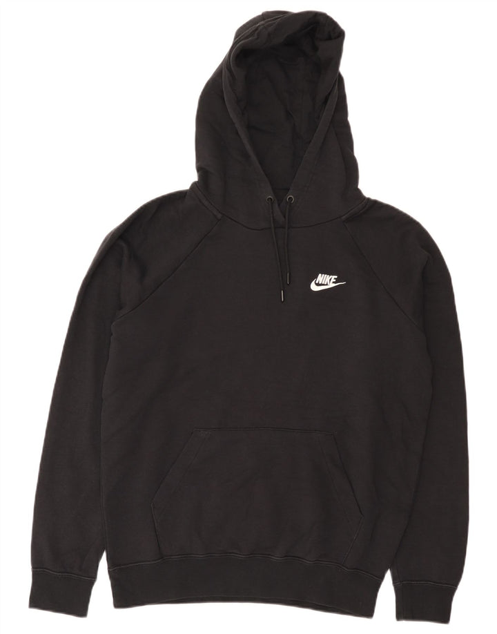Nike Pull à capuche pour homme Petit coton noir