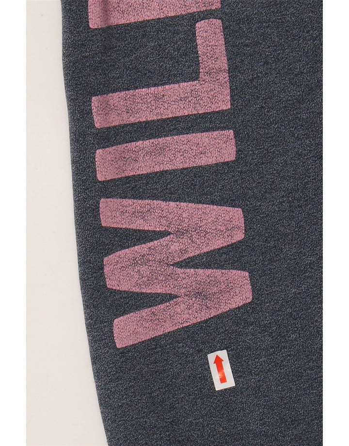 JACK WILLS Pantalon de survêtement graphique pour femme Joggers UK 8 Small Bleu marine