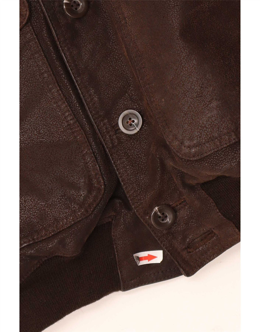 veste en cuir bomber homme vintage IT 48 Marron moyen