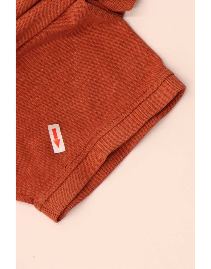 Fat Face Polo Homme Grand Orange Coton