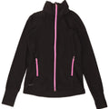 Veste de survêtement Nike Dri Fit pour femme UK 12 Noir moyen Polyester