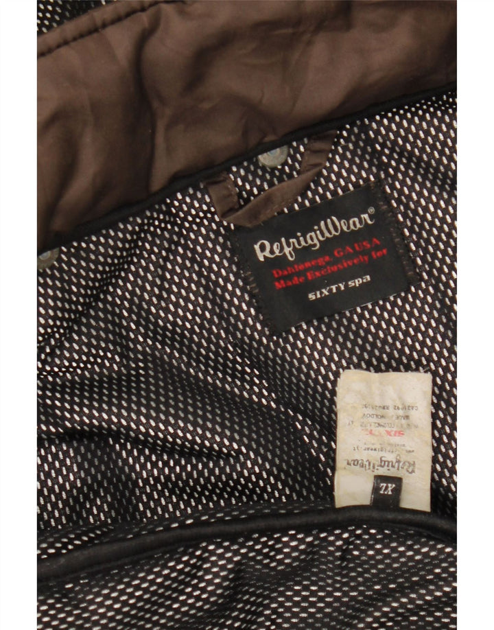 REFRIGIWEAR Veste matelassée à capuche pour femme UK 18 XL Marron