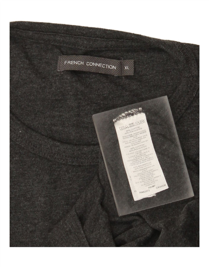 French Connection T-Shirt Homme Gris XL Coton